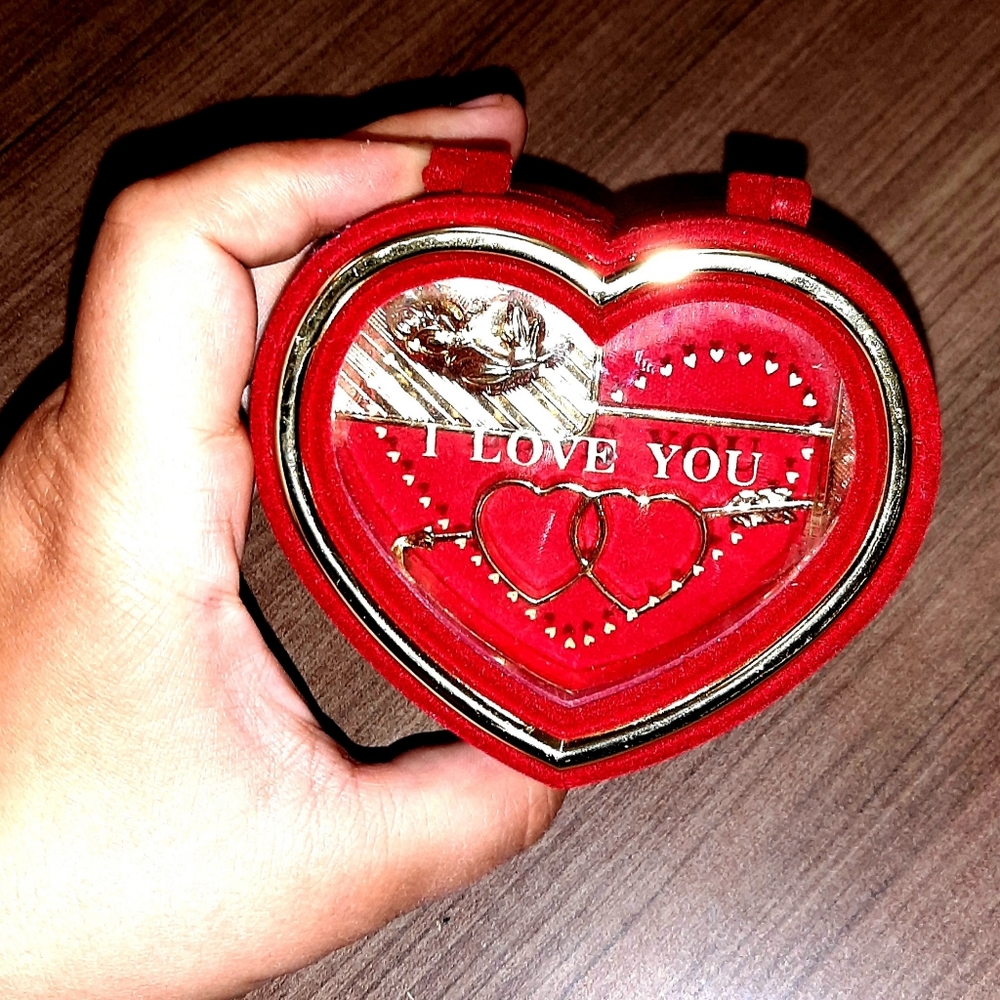 Vintage I love you Proposal Ring Box